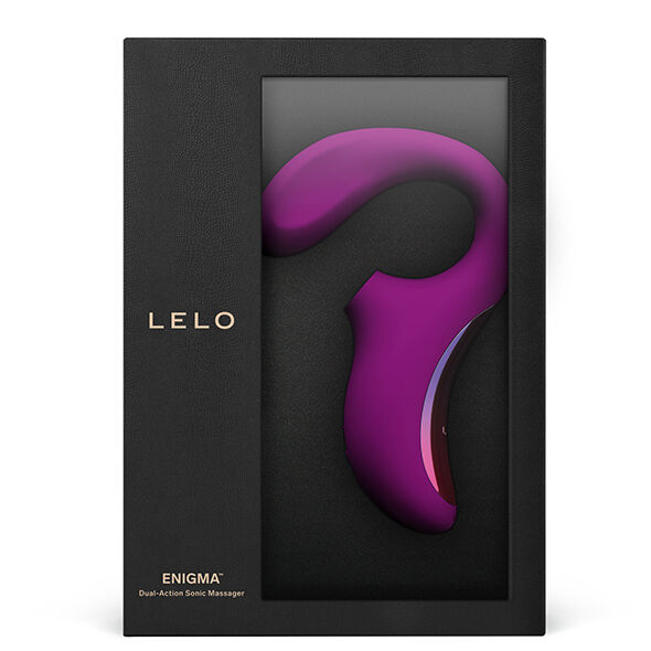 LELO ENIGMA DUAL STIMULATION SONIC MASSAGER DEEP ROSE - Image 2