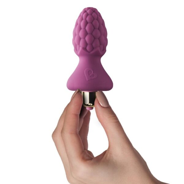 ROCKS-OFF ASSBERRIES RASPBERRY VIBRATING BUTT PLUG - Image 2