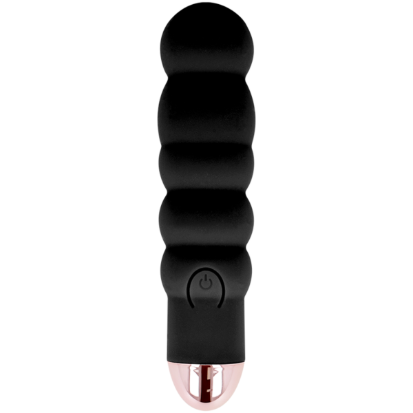 DOLCE VITA RECHARGEABLE VIBRATOR SIX BLACK 7 SPEEDS - Image 2