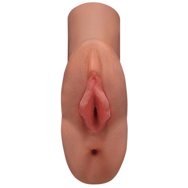 PDX PLUS+ PERFECT PUSSY DOUBLE STROKER - CARAMEL SKIN TONE - Image 2