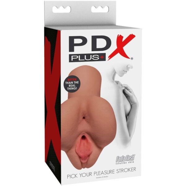 PDX PLUS+ PICK YOUR PLEASURE STROKER - FLESH - Image 4