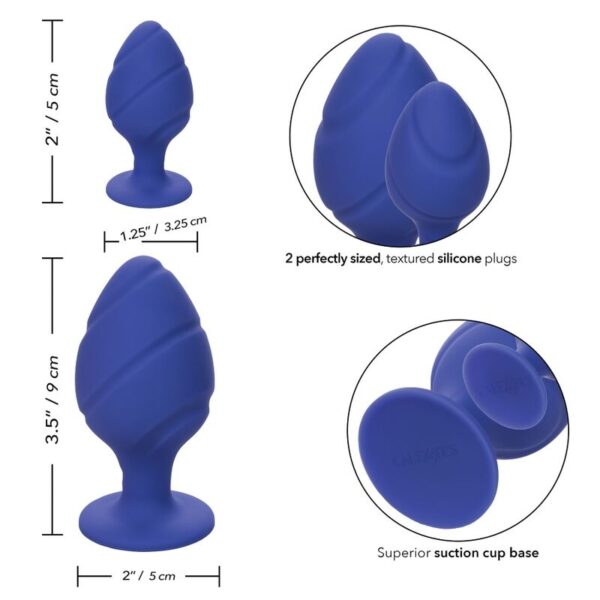 CALEX CHEEKY BUTTPLUG - PURPLE - Image 9