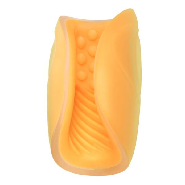 CALEX BEADED GRIP MASTURBATOR - ORANGE - Image 5