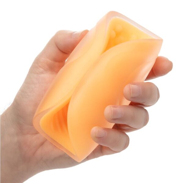 CALEX BEADED GRIP MASTURBATOR - ORANGE - Image 6