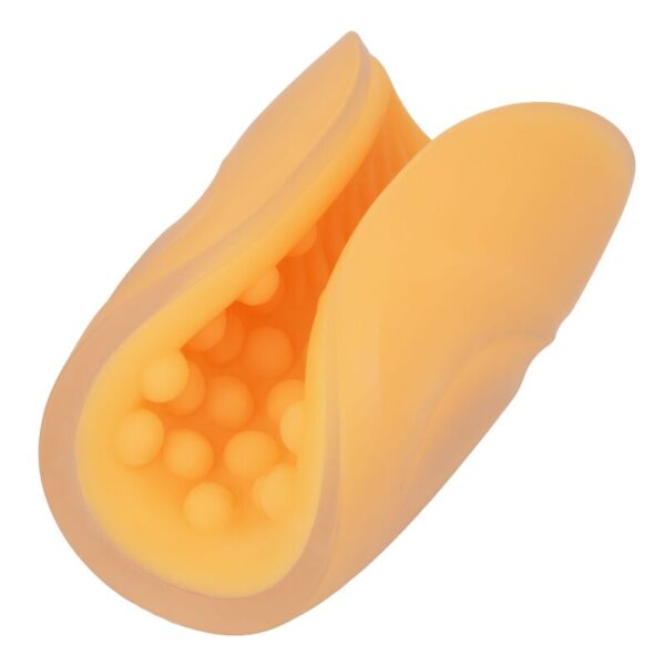 CALEX BEADED GRIP MASTURBATOR - ORANGE - Image 2