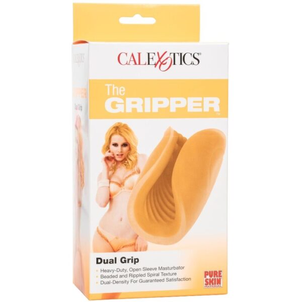 CALEX BEADED GRIP MASTURBATOR - ORANGE - Image 10
