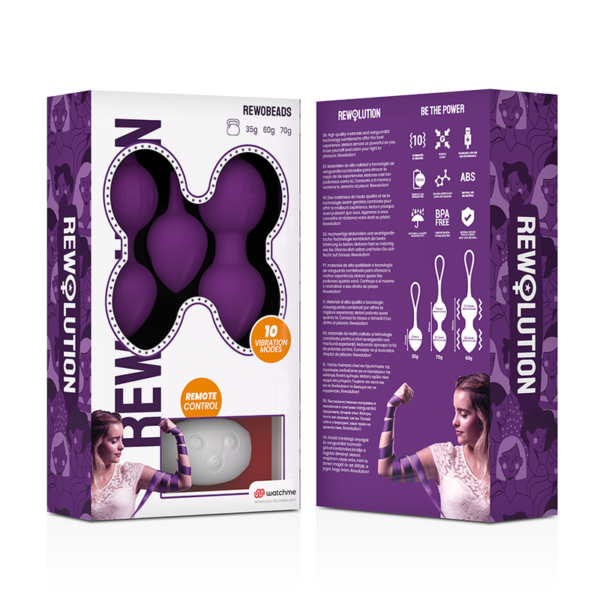 REWOLUTION REWOBEADS VIBRATING BALLS REMOTE CONTROL WITH WATCHME TECHNOLOGY - Image 10