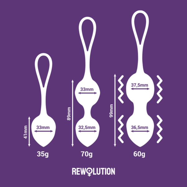 REWOLUTION REWOBEADS VIBRATING BALLS REMOTE CONTROL WITH WATCHME TECHNOLOGY - Image 8