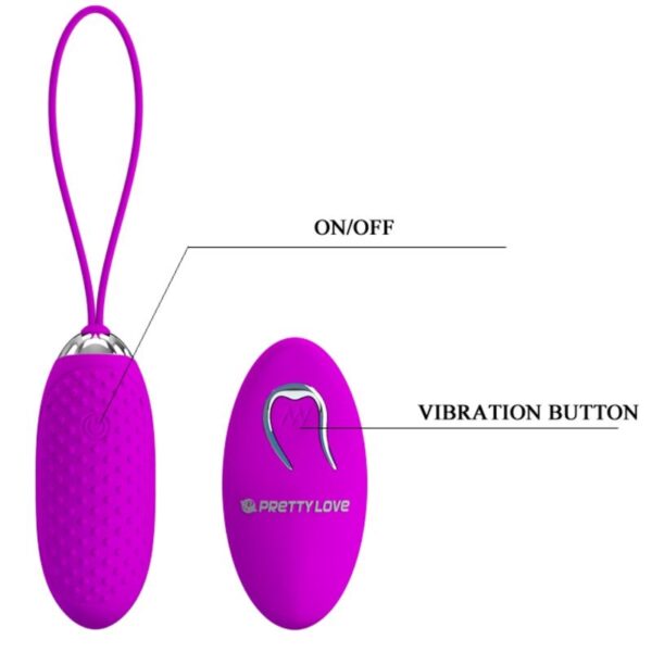 PRETTY LOVE JOANNA REMOTE CONTROL VIBRATING EGG 12 FUNCTIONS - Image 5