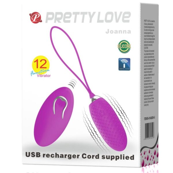 PRETTY LOVE JOANNA REMOTE CONTROL VIBRATING EGG 12 FUNCTIONS - Image 8