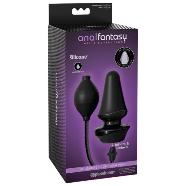 ANAL FANTASY ELITE COLLECTION INFLATABLE SILICONE BUTT PLUG - Image 3