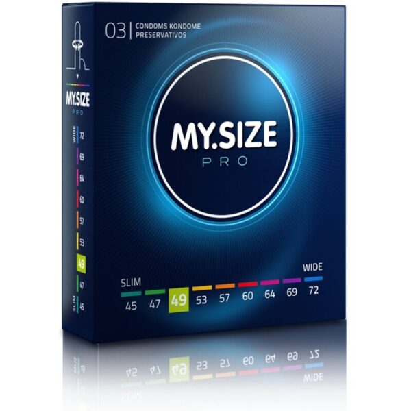 MY SIZE PRO CONDOMS 49 MM 3 UNITS - Image 2