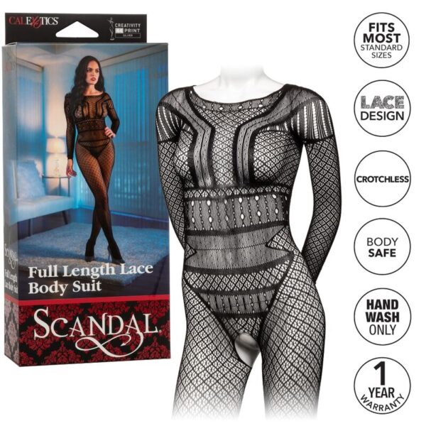 CALEXOTICS - LACE BODY SUIT ONE SIZE - Image 2