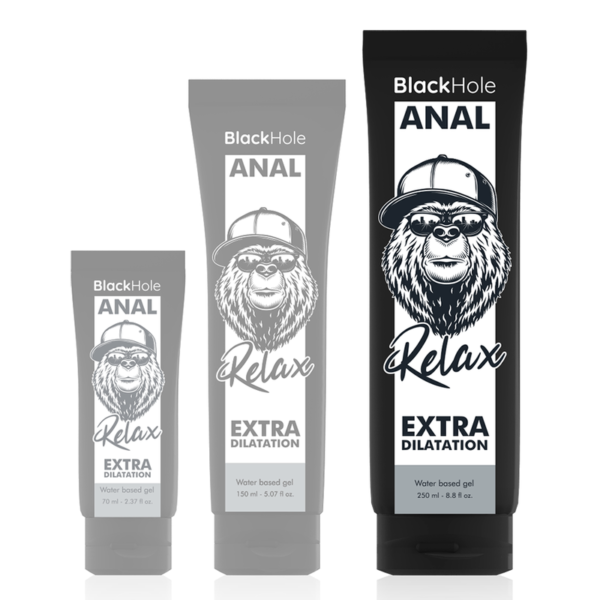 BLACK HOLE WATER BASE GEL ANAL DILATION 250 ML - Image 2