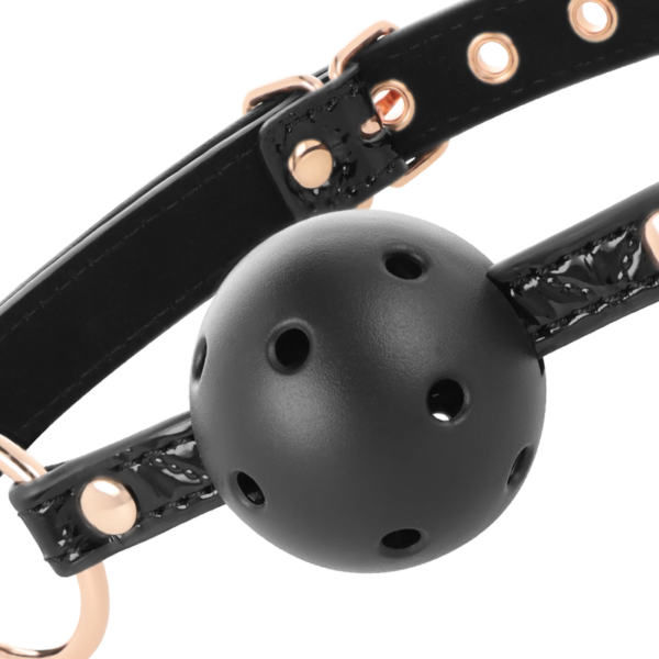 BEGME BLACK EDITION BALL GAG VEGAN LEATHER - Image 4