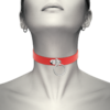COQUETTE CHIC DESIRE HAND CRAFTED CHOKER FETISH - RED - Image 2