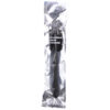 ALL BLACK SILICONE ANAL DOUCHE STOPPER 27CM - Image 2