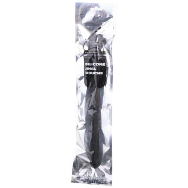ALL BLACK MEGA RIPPLE SILICONE ANAL DOUCHE 28.5CM - Image 2