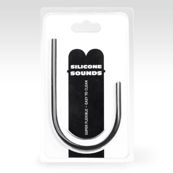 ALL BLACK 10MM SILICONE URETHRAL PROBE - Image 2