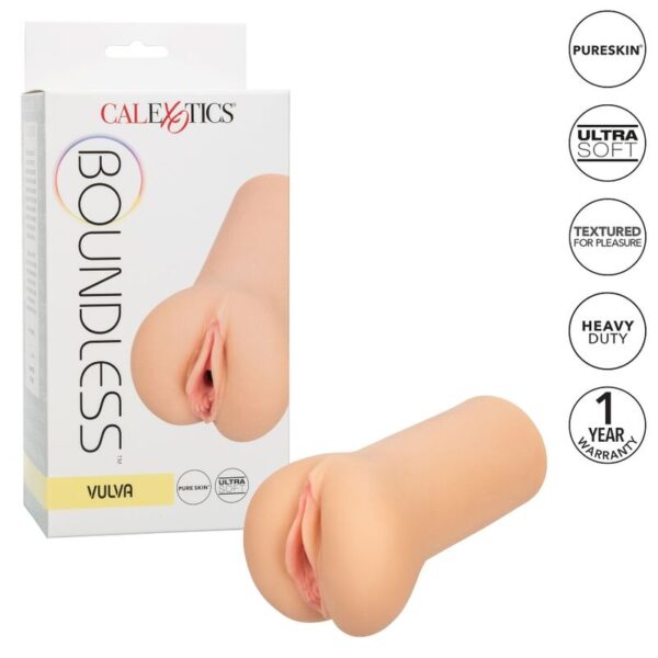 CALEX BOUNDLESS VULVA STROKER - LIGHT SKIN - Image 2