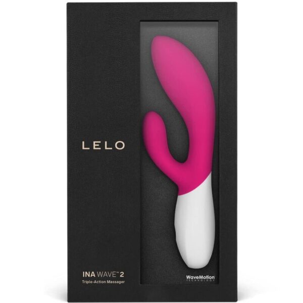 LELO INA WAVE 2 VIBRATOR CERISE - Image 4