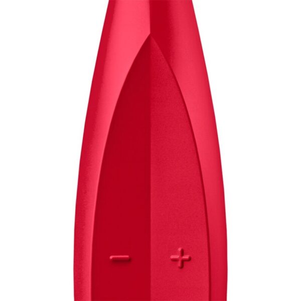 SATISFYER TWIRLING FUN TIP VIBRATOR - RED - Image 3