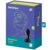 SATISFYER BACKDOOR LOVER VIBRATING PLUG - BLACK - Image 4