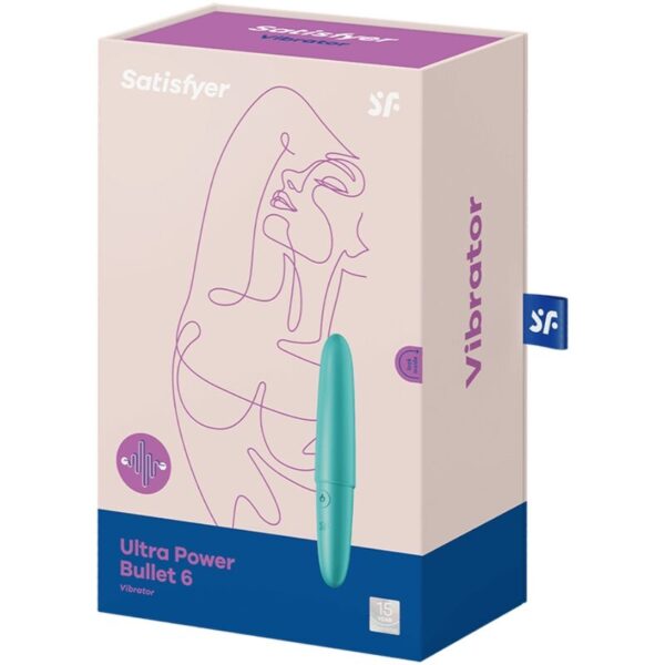 SATISFYER ULTRA POWER BULLET 6 - TURQUOISE - Image 3
