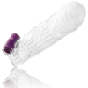 OHMAMA TEXTURED PENIS SLEEVE WITH VIBRATING BULLET - Image 2