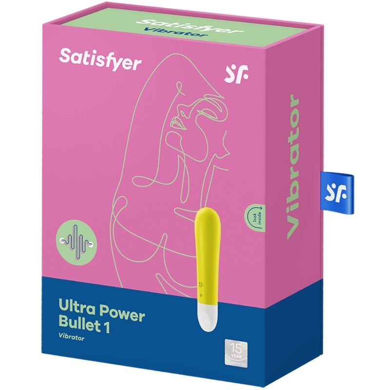 SATISFYER ULTRA POWER BULLET 1 BALA VIBRADORA AMARILLA - Image 3