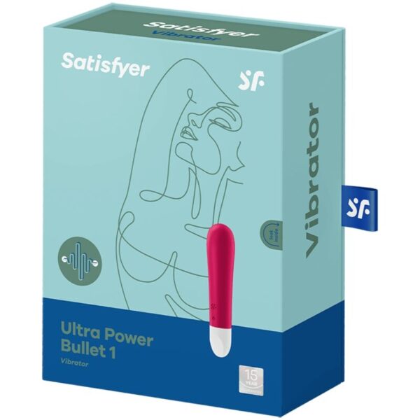 SATISFYER ULTRA POWER BULLET 1 BALA VIBRADORA ROJA - Image 3