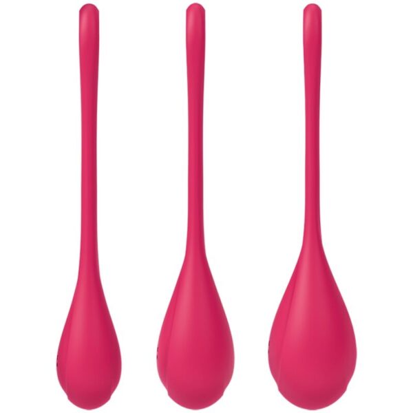 SATISFYER YONI POWER 1 TRAINING SET - RED - Image 3