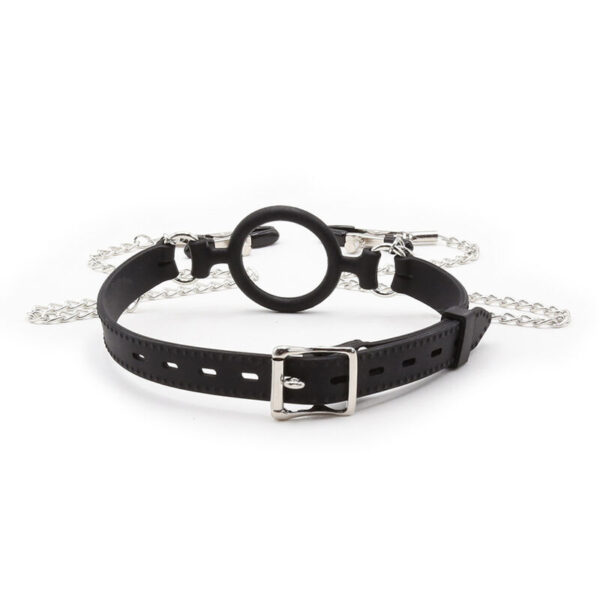 OHMAMA FETISH SILICONE O-RING GAG NIPPLE CLAMPS - Image 2