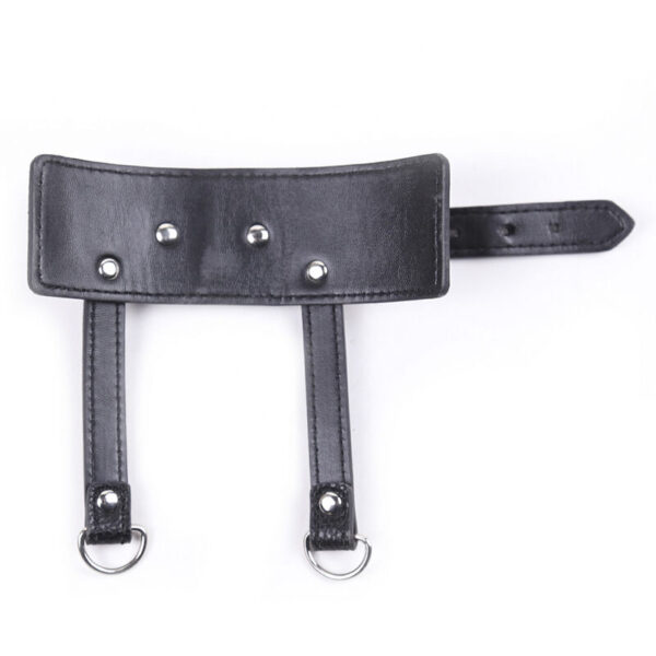 OHMAMA FETISH COCK RING WITH METAL LEASH CHAIN - Image 4