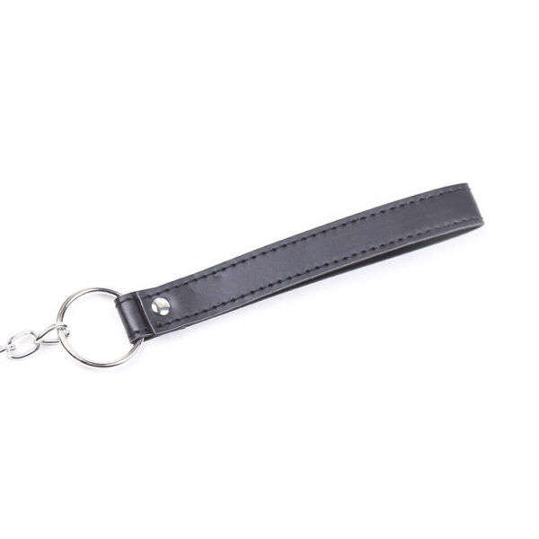 OHMAMA FETISH COCK RING WITH METAL LEASH CHAIN - Image 11