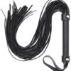 OHMAMA FETISH SILVER RIVET FLOGGER