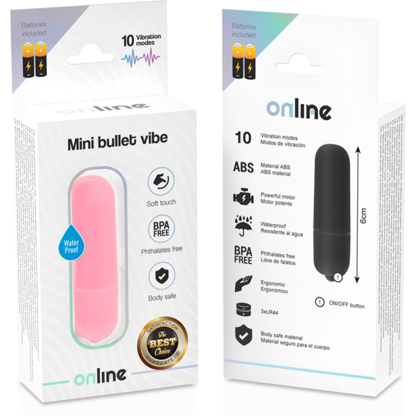 ONLINE MINI BULLET VIBE - PINK - Image 5