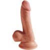KING COCK PLUS 3D COCK WITH BALLS 17 CM