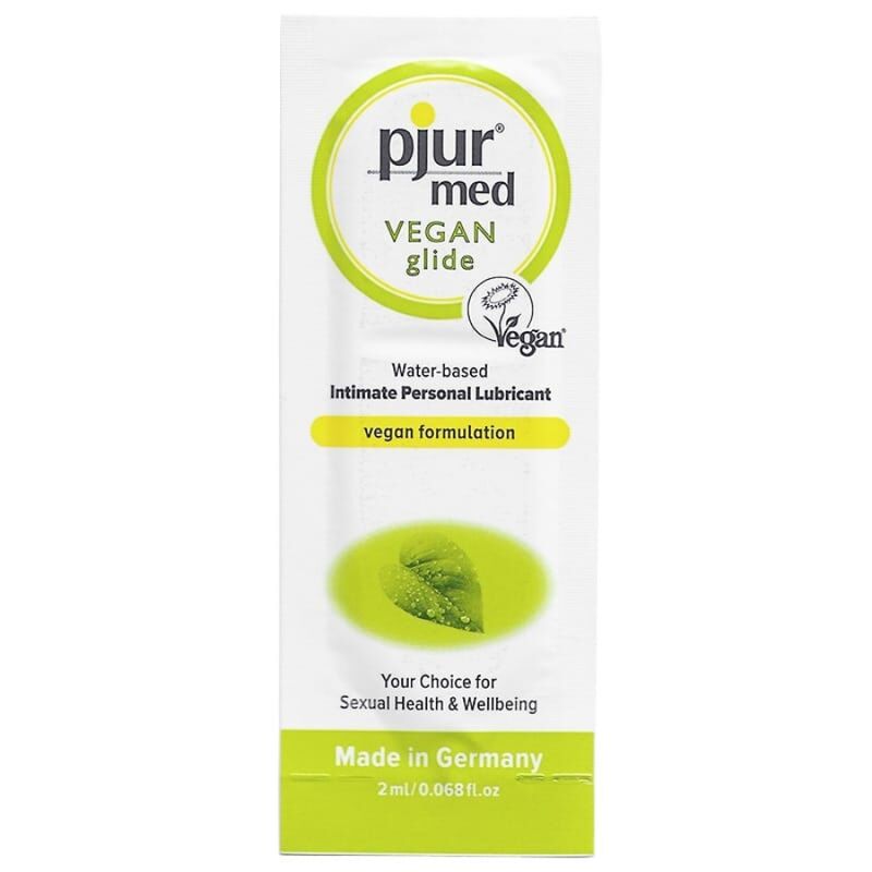 PJUR MED VEGAN GLIDE WATER BASED LUBRICANT 2 ML
