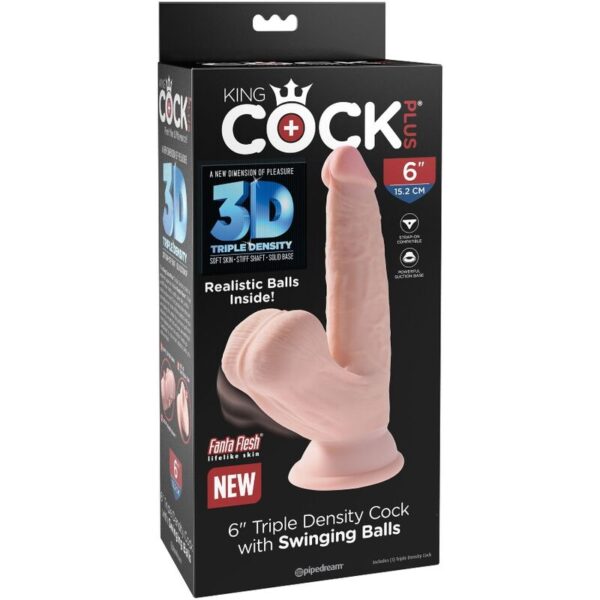 KING COCK PLUS 3D COCK SWINGING BALLS 12.7 CM - Image 6