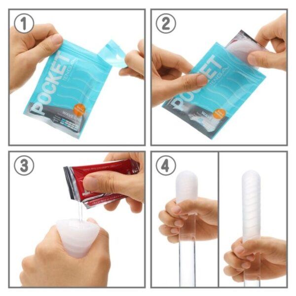 TENGA WAVE LINE POCKET STROKER - Image 3