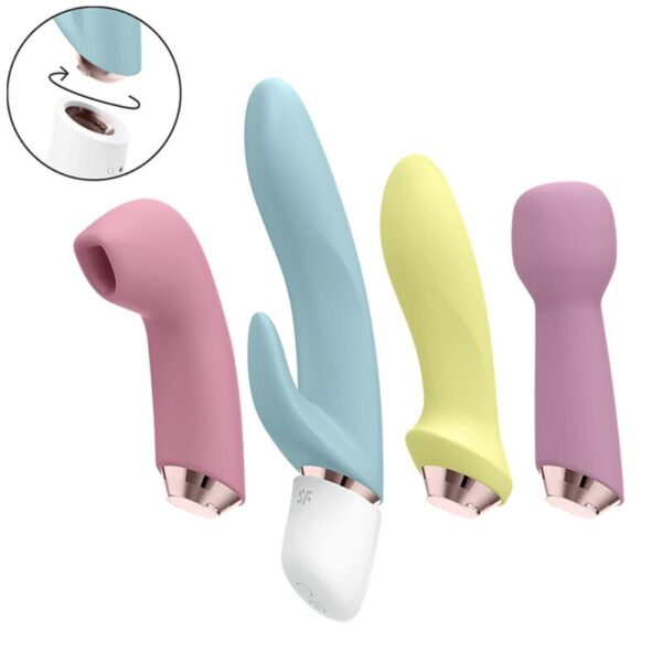 SATISFYER MARVELOUS FOUR - VIBRATOR & AIR PULSE SET - Image 3