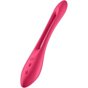 SATISFYER ELASTIC JOY MULTI VIBRATOR - RED