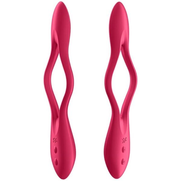 SATISFYER ELASTIC JOY MULTI VIBRATOR - RED - Image 2