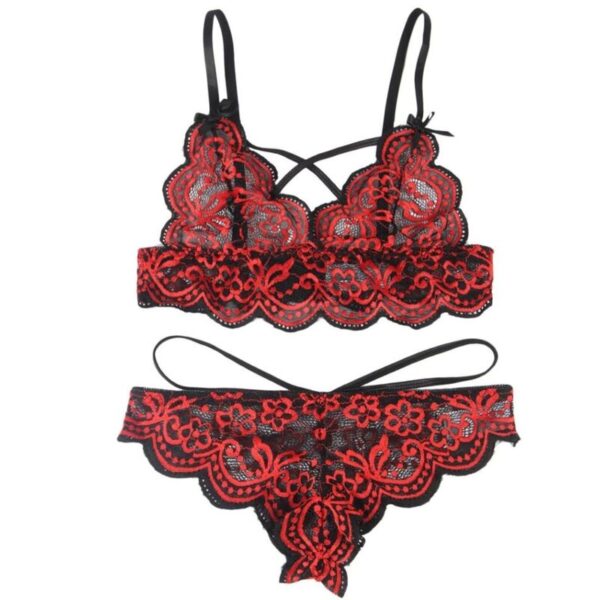 SUBBLIME TWO PIECES SET LACE TOP AND PANTIES - Image 5