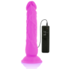DIVERSIA FLEXIBLE VIBRATING DILDO 21 CM - PURPLE - Image 5