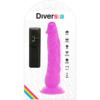DIVERSIA FLEXIBLE VIBRATING DILDO 21 CM - PURPLE - Image 8