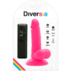 DIVERSIA FLEXIBLE VIBRATING DILDO 17 CM - PINK - Image 8