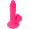 DIVERSIA FLEXIBLE VIBRATING DILDO 17 CM - PINK - Image 6