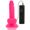 DIVERSIA FLEXIBLE VIBRATING DILDO 17 CM - PINK - Image 7